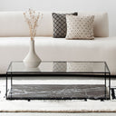 Table basse Khénifra – Marbre noir raffiné