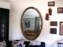 Miroir décoratif ovale inspiré du design des années 50