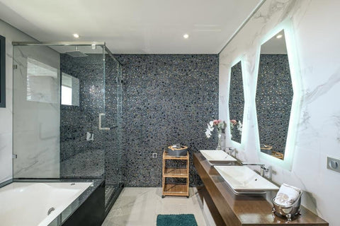 Miroir lumineux LED pour salon professionnel – Format 150 x 70 cm