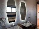 LED illuminated mirror for professional salon – 150 x 70 cm