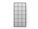 Miroir fenêtre grand format 210x120 cm – finition noire mate