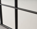 Miroir fenêtre grand format 210x120 cm – finition noire mate