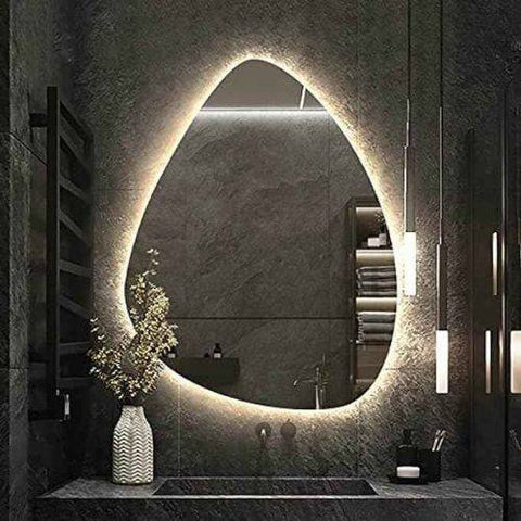 Miroir lumineux LED “GRAVIA” – style moderne et caractère affirmé