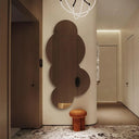 Miroir mural LED Cloudy au design organique