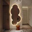 Miroir mural LED Cloudy au design organique