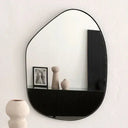 Pair of Design Wall Mirrors – Asymmetrical Shapes and Sculptural Effect