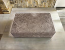 Table Basse IMPERIA – Marbre Marron Impérial, Design Élégant