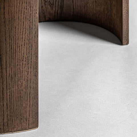 Table à Manger MORVIA – Bois Chêne Marron 270x120 cm, Design Élégant