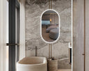 Miroir de courtoisie ovale LED Amélia