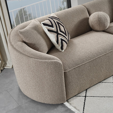 Canapé LUNZEN – Modèle Incurvé, Design Confort & Élégance