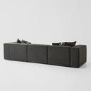 Canapé d’Angle 310 cm MIRELIA + Pouf – Design Modulable & Confort Premium