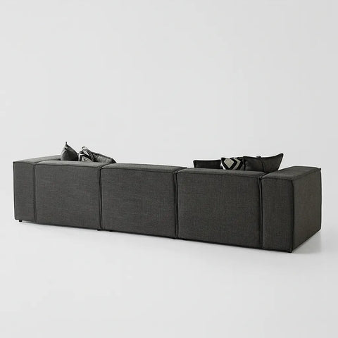 Canapé d’Angle 310 cm MIRELIA + Pouf – Design Modulable & Confort Premium