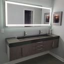 Miroir mural avec éclairage LED intégré – idéal pour la salle de bain