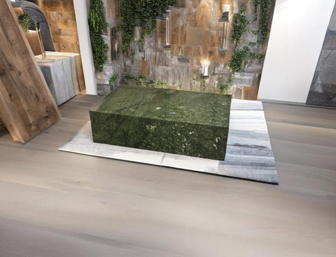 Table Basse ORVINA – Marbre Guatemala, Design Élégant