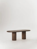 Table NOLVIA – Plateau Latte Massif Plaqué Noyer