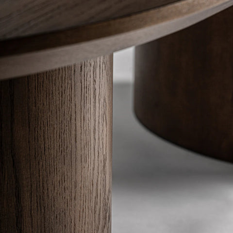 Table à Manger MORVIA – Bois Chêne Marron 270x120 cm, Design Élégant