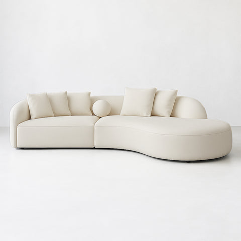 Canapé LUNZEN – Modèle Incurvé, Design Confort & Élégance