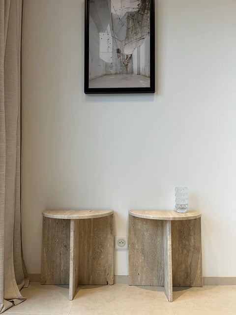 Table d’Appoint ALVINA Mix & Match & Marbre au choix