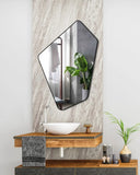 Miroir irrégulier Éloria pour salle de bain & salon