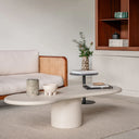 Table basse en béton ciré (Sandy)