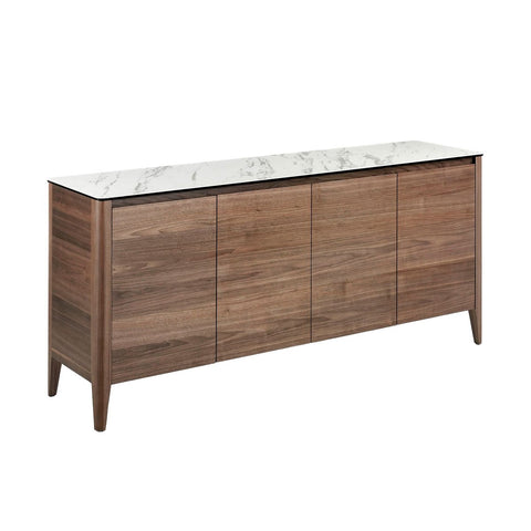 Buffet en noyer avec plateau en céramique - ORCAVIA