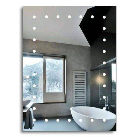 Miroir Éclairé LED ZENOVA – Ambiance Douce pour Salle de Bain Contemporaine