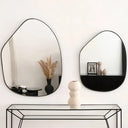 Pair of Design Wall Mirrors – Asymmetrical Shapes and Sculptural Effect