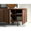 VELNOR – Walnut Veneer Sideboard with Steel Structure