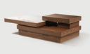 Table Basse en Bois & Céramique Premium – ELVELIA