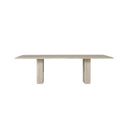 Table rectangulaire en travertin (Toy)
