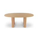Table ovale en bois (Trent)