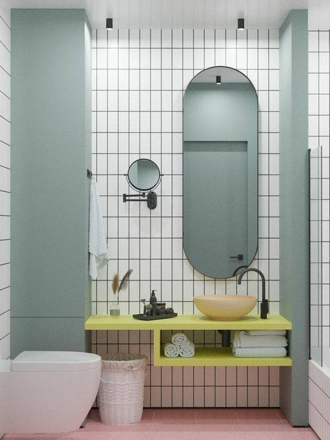 Miroir Salle de Bain Cadre Noir NEROXA – Design Moderne et Élégant