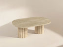 Table basse en travertin (Valencia)