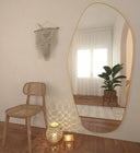 Grands miroirs muraux asymétriques irréguliers MÉLINA