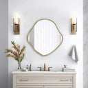 Decorative mirror with a natural silhouette