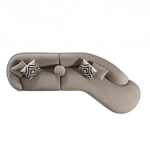 Canapé LUNZEN – Modèle Incurvé, Design Confort & Élégance