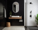 Miroir de courtoisie ovale LED Amélia
