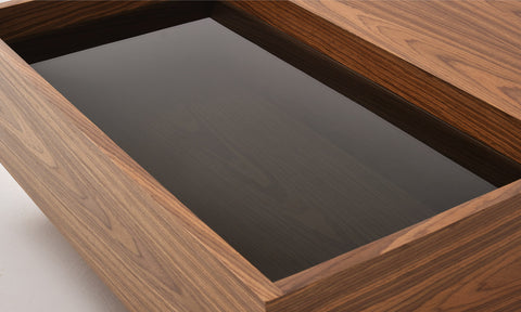 Table Basse en Bois & Verre Sécurisé – Design Moderne & Élégant | BAVION